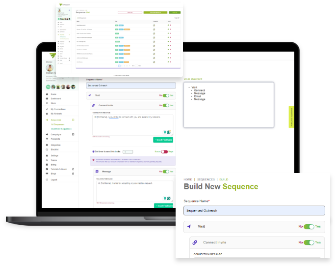 LinkedIn Outreach & Liprospect Sequences